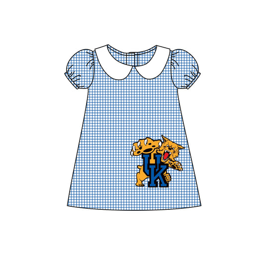 Baby Girls UK Short Sleeve Team Knee Length Dresses Preorder(moq 5)