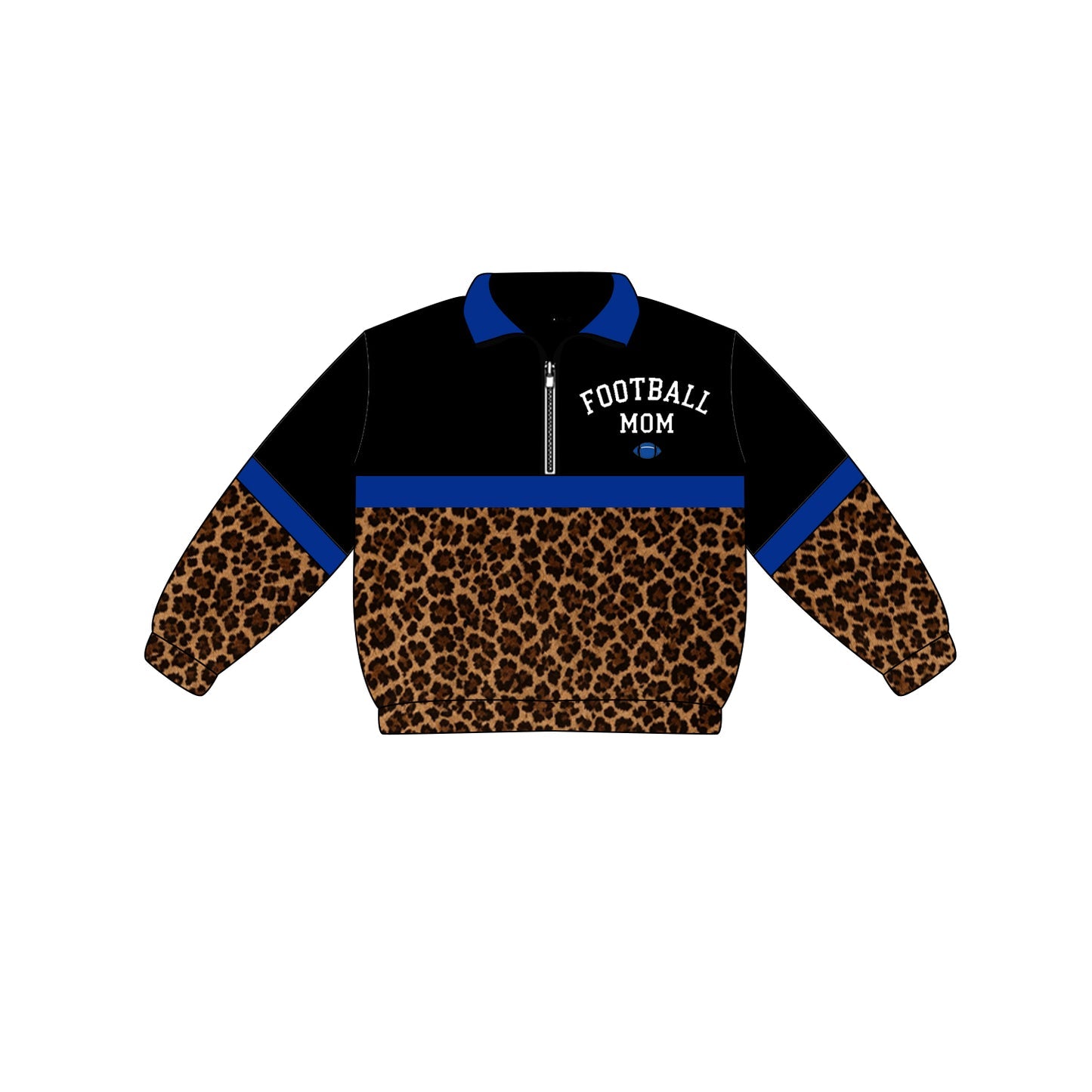 Preorder (moq 5)Baby Boys Long Sleeve Team Zip Pullovers Tops
