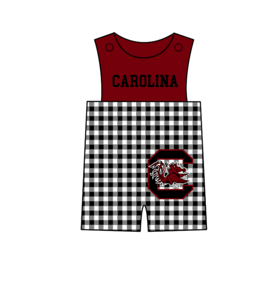 Preorder (moq 5)Baby Boys Sleeveless Carolina Shorts Rompers
