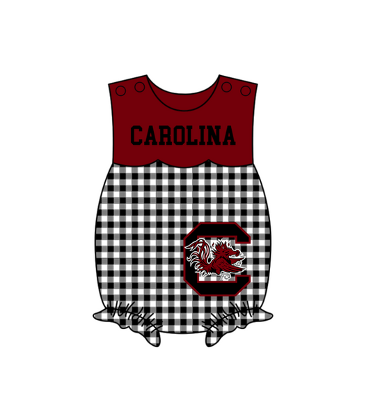 Preorder (moq 5)Baby Girls Sleeveless Carolina Ruffle Rompers