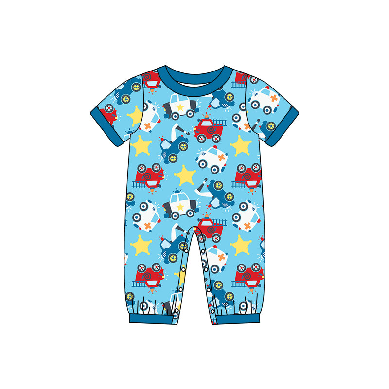 Baby Boys Cars Short Sleeve Rompers preorder(moq 5)