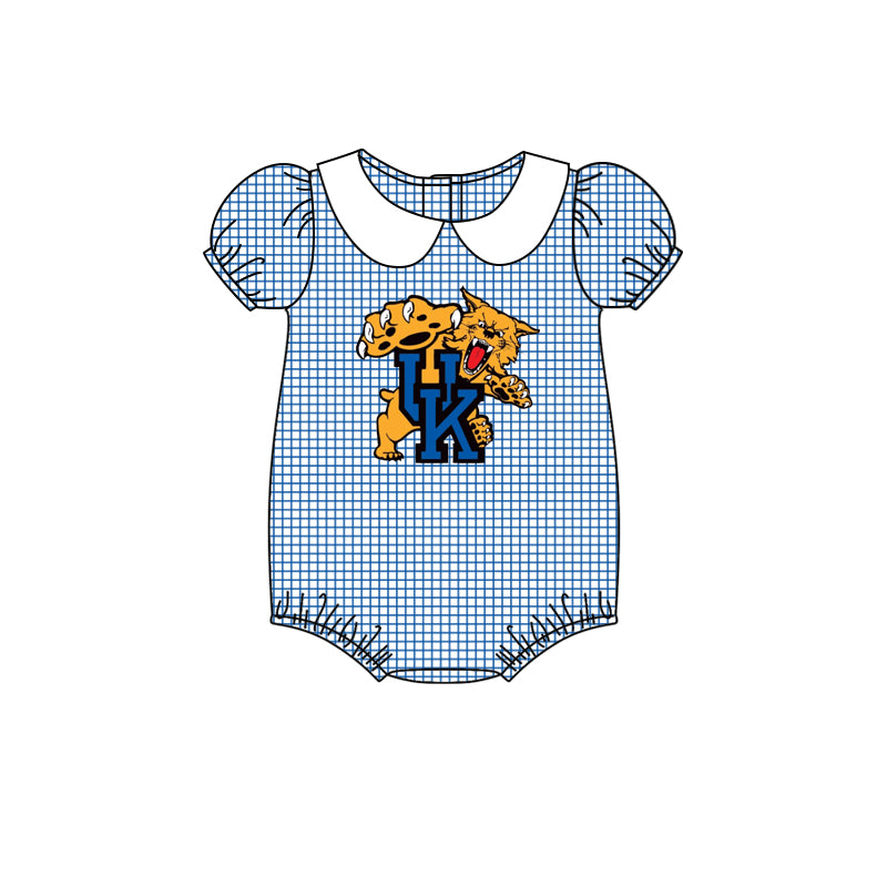 Baby Girls UK Team Tiger Short Sleeve Rompers preorder(moq 5)