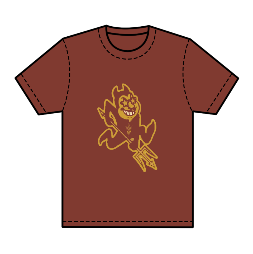 preorder(moq 5) Baby Boys Dark Red Short Sleeves Trident Team Tee Shirts Tops