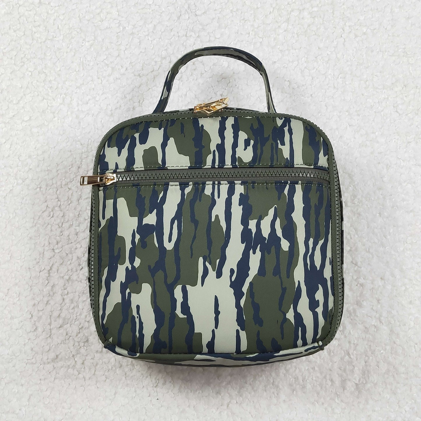 Kids Green Camo Backpacks Lunch Boxes Sibling Bags