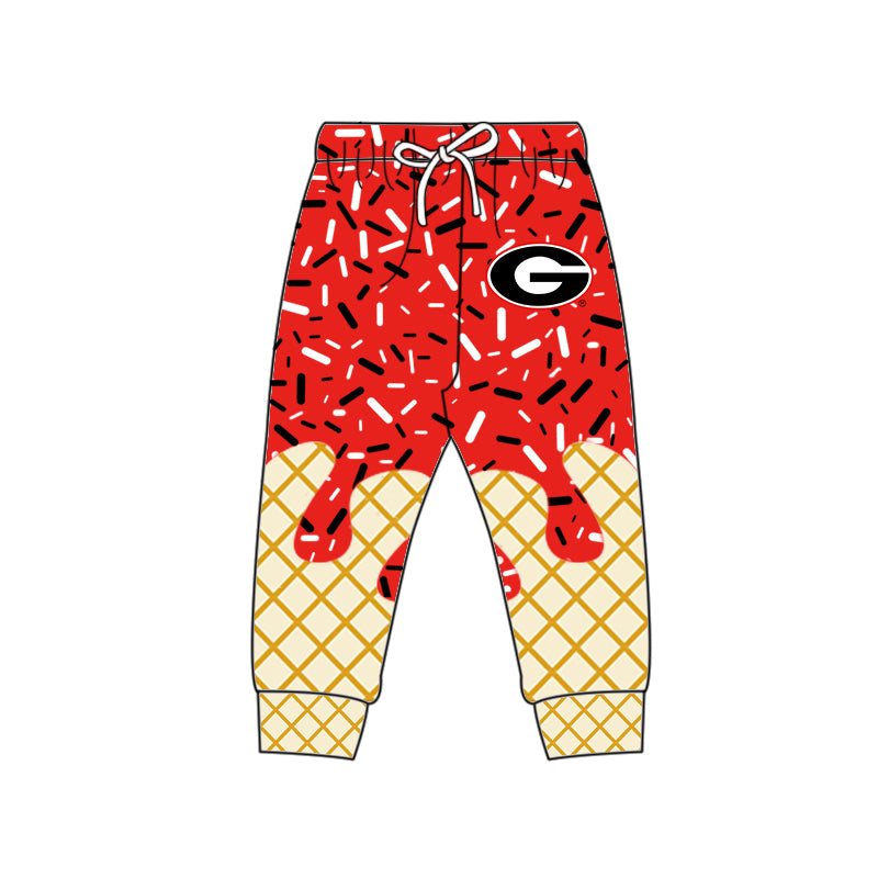Preorder (moq 5)Baby Boys Red G Team Legging Pants