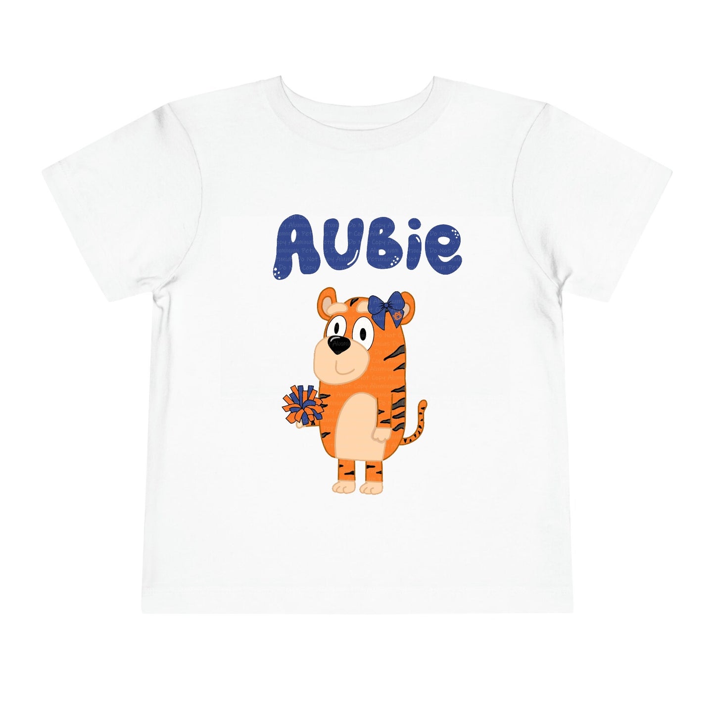Baby Girls Boys Short Sleeve Aubie Tiger Team Tee Shirts Preorder(moq 5)