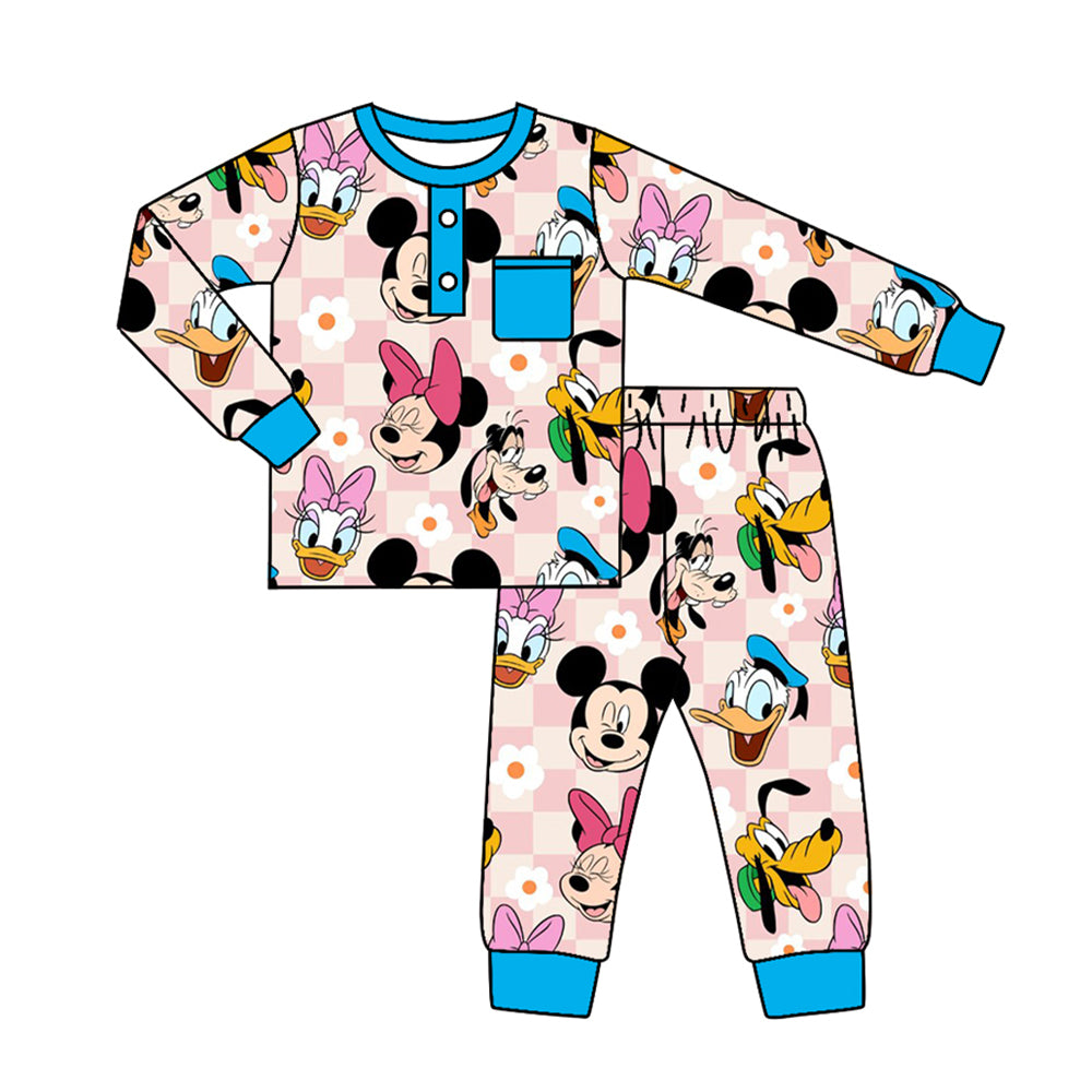 Baby Boys Cartoon Mouse Pajamas Clothes Sets preorder(moq 5)