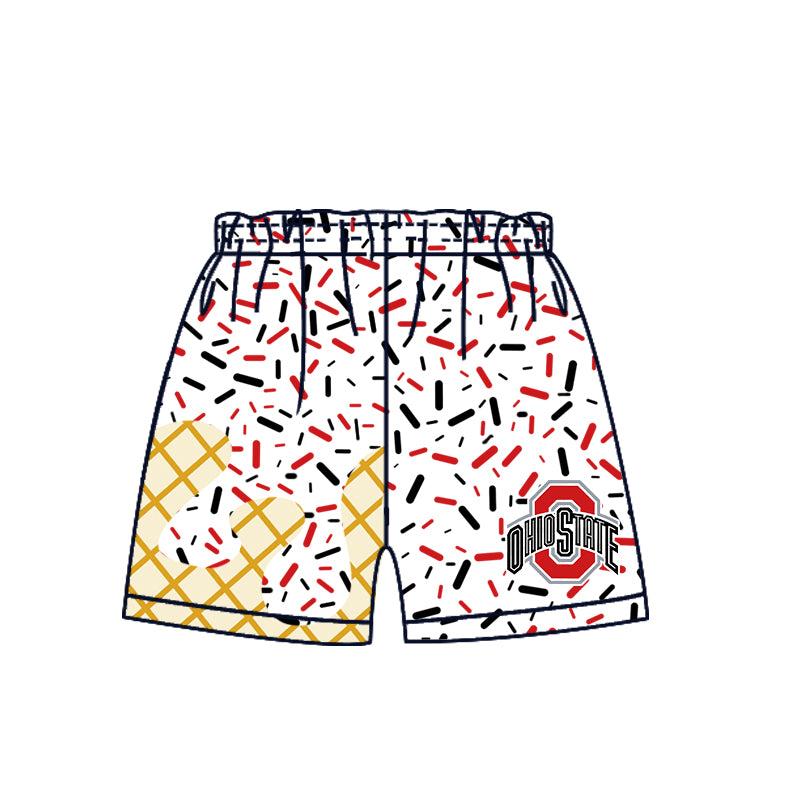 Preorder (moq 5)Baby Boys Ohiostate Drip Team Shorts Bottom