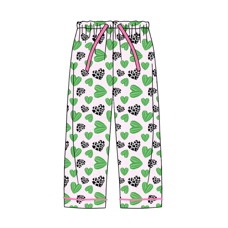 Adult Women Hearts Cactus Cow Bottoms Pants Pajamas Preorder(moq 5)