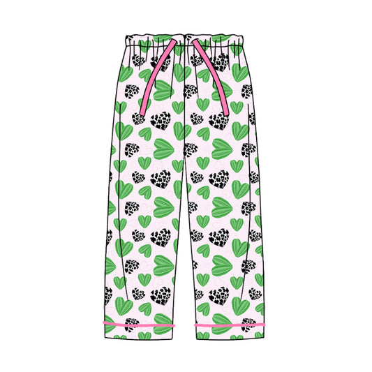 Adult Women Hearts Cactus Cow Bottoms Pants Pajamas Preorder(moq 5)