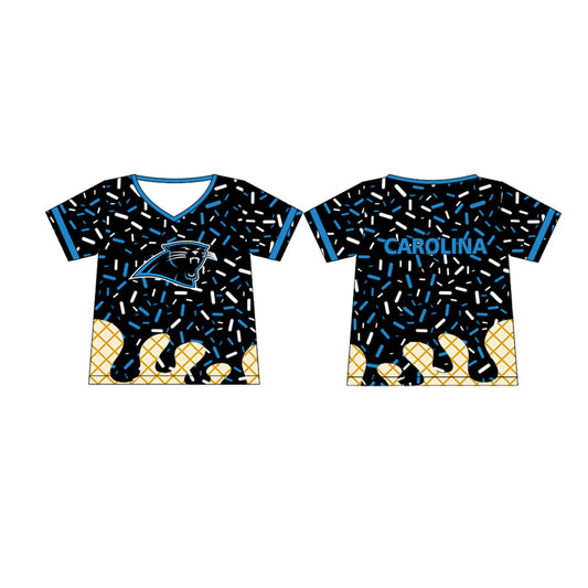 Preorder moq 5 Baby Boys Carolina Team drips Tee Shirts Tops