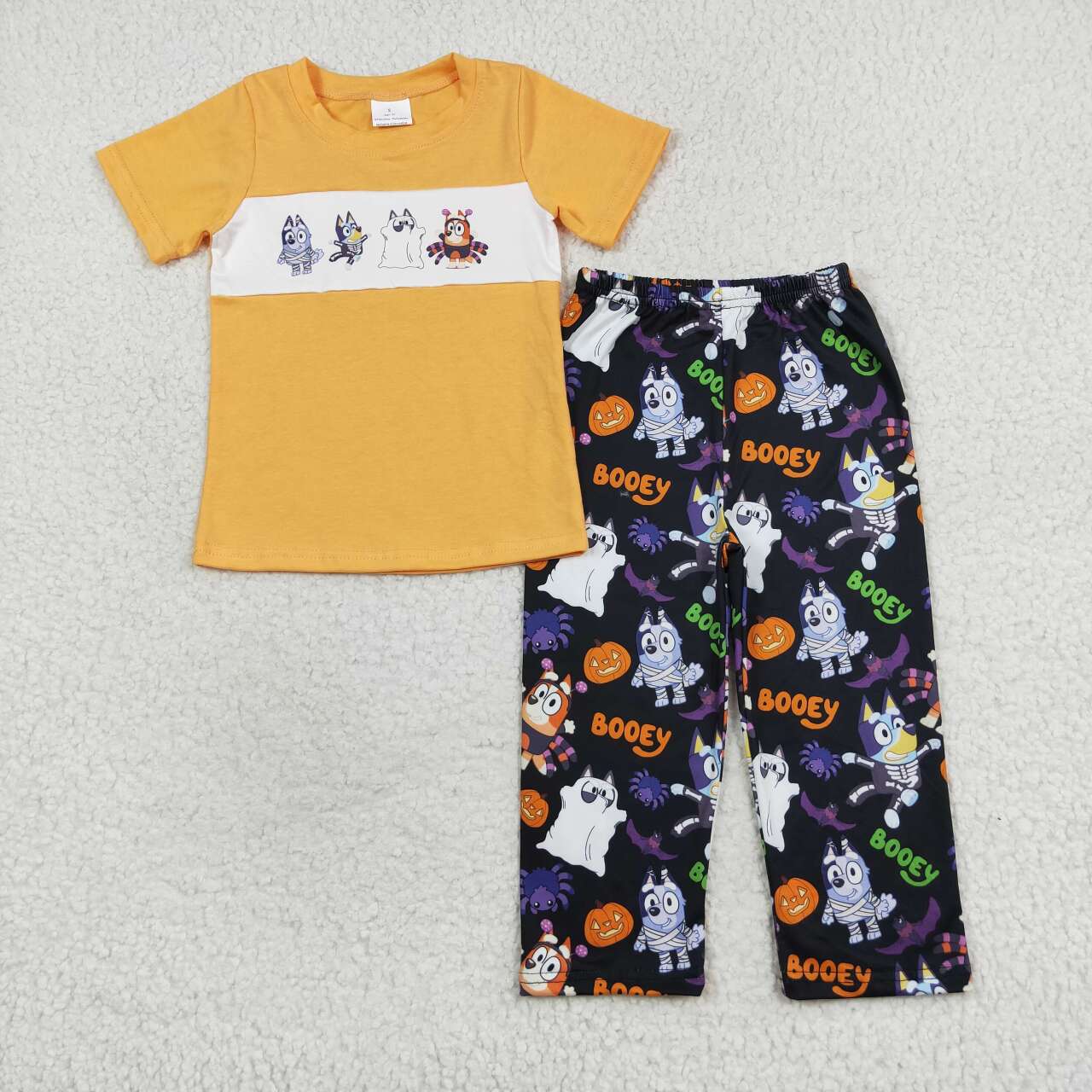 Baby Girls Halloween Dogs Sibling Rompers Clothes Sets