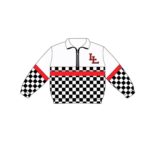 Preorder (moq 5)Baby Boys Long Sleeve Team Zip Pullovers Tops