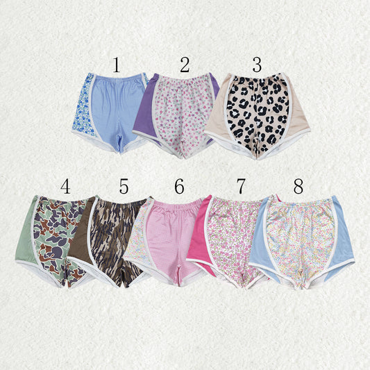 Sibling Baby Girls Floral Camo Summer Shorts Bottoms