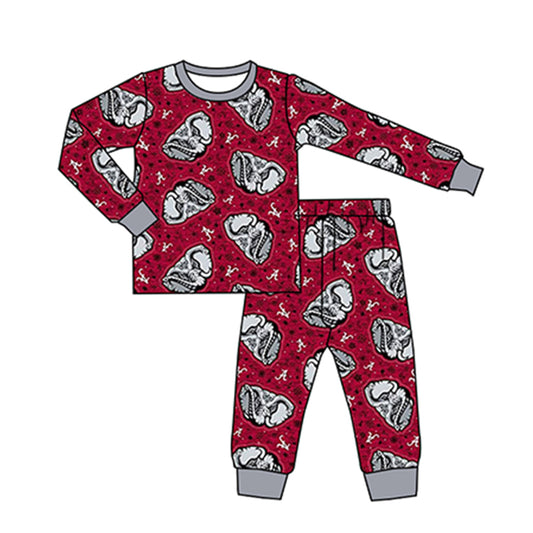 Baby Kids Team Elephant Pants Pajamas Clothes Sets preorder(moq 5)