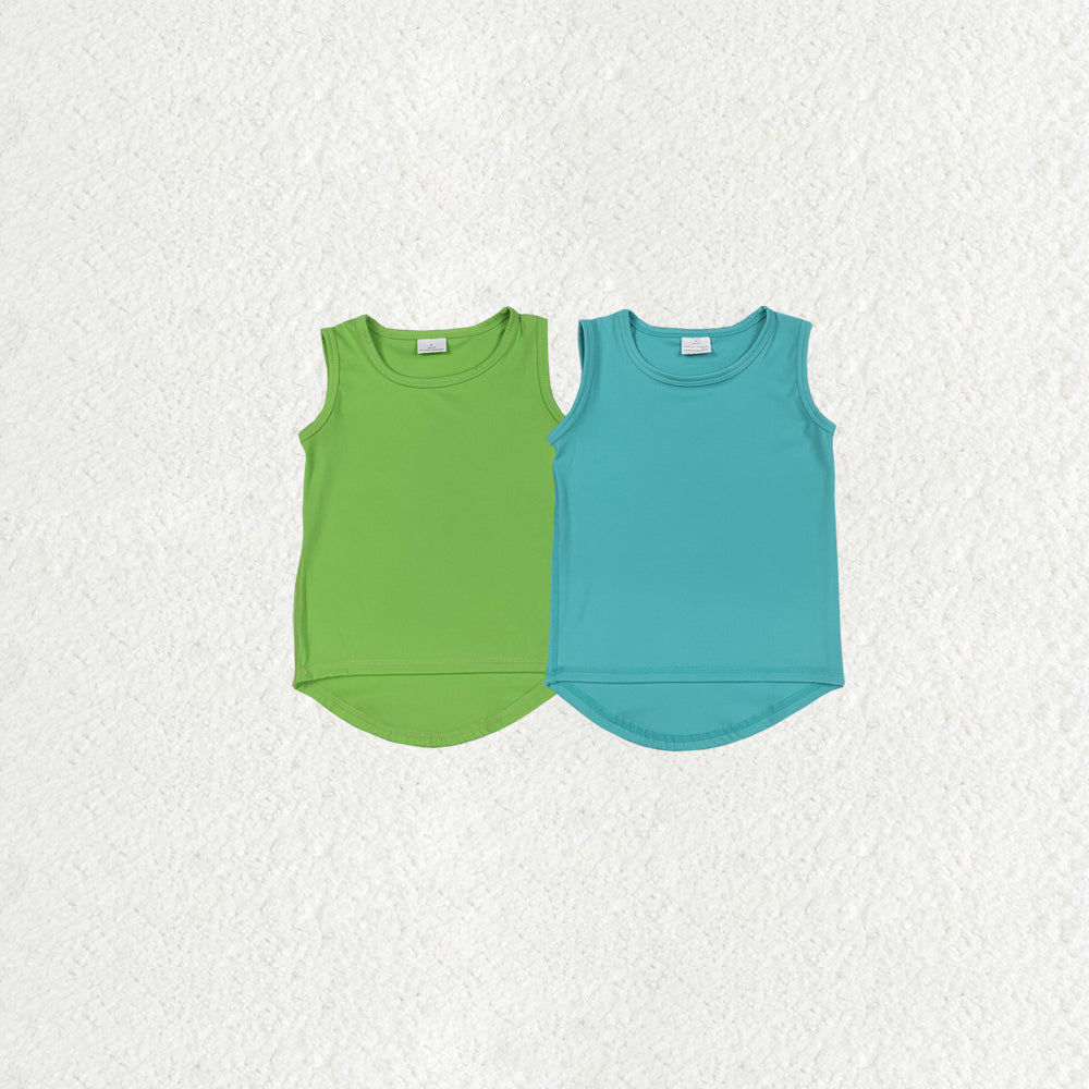 Sibling Baby Girls Sleeveless Colorful Yoga Vests Top