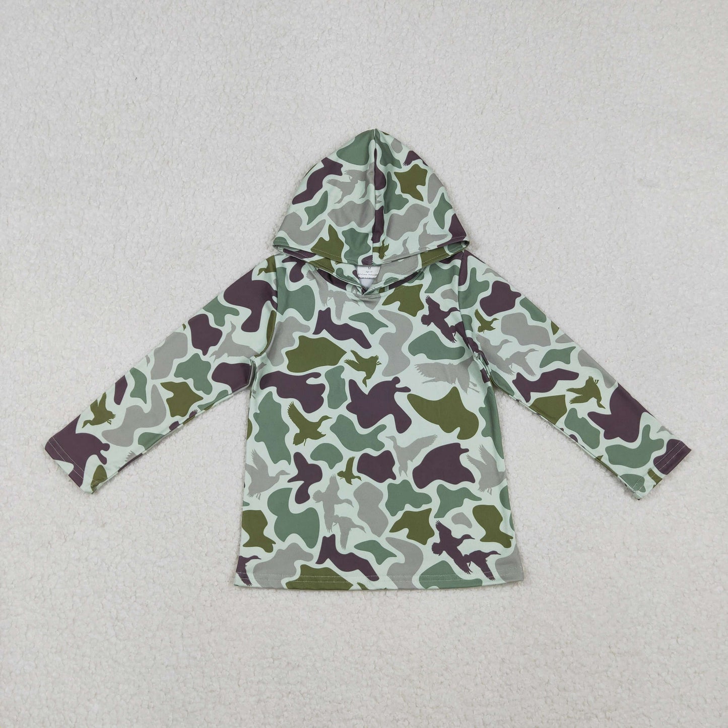 Baby Boys Green Ducks Camo Hanting Hoodies Top