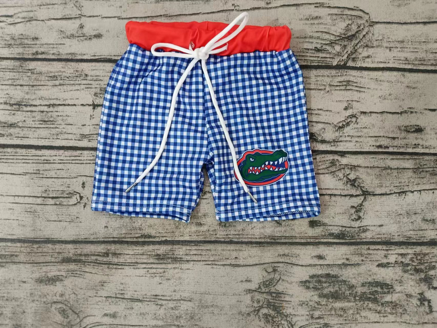 Baby boys team Alligator trunks swimsuits preorder(moq 5)