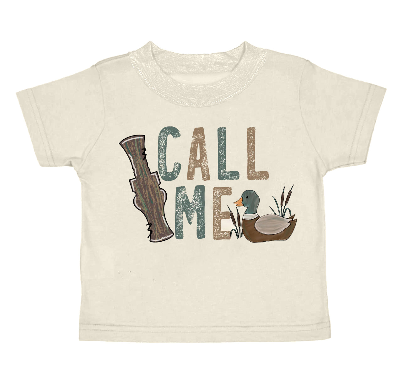 Baby Boys Ducks Hunting Call Me Short Sleeve Tee Shirts Tops Preorder(moq 5)