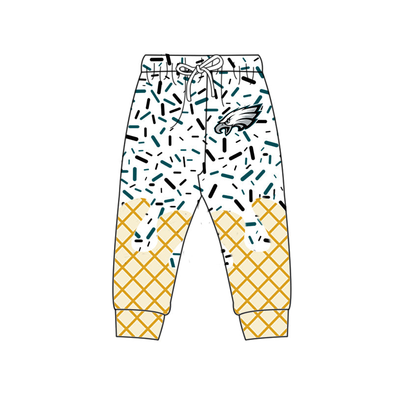 Preorder (moq 5)Baby Boys Drip Sprinkles Philadelphia Eagles Team Jogger Pants Bottom