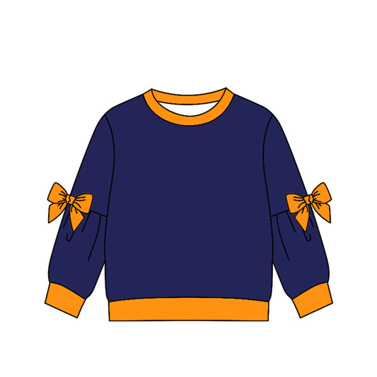 Preorder (moq 5)Baby Girls Bows Long Sleeve T-shirts Top