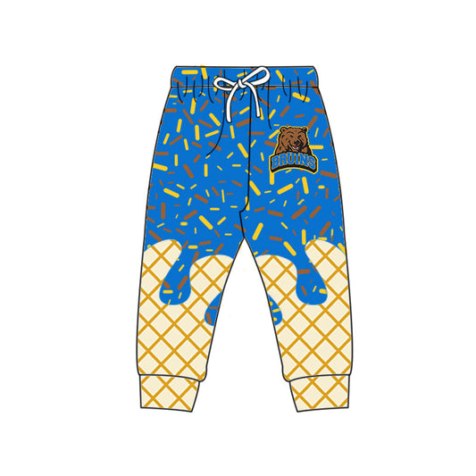 Preorder (moq 5)Baby Boys Drip Sprinkles UCLA Bruins Team Jogger Pants Bottom