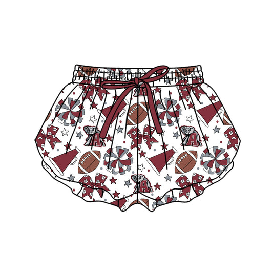 Preorder (moq 5)Baby Girls Bows Stars Footballs Team Butterfly Shorts Bottom