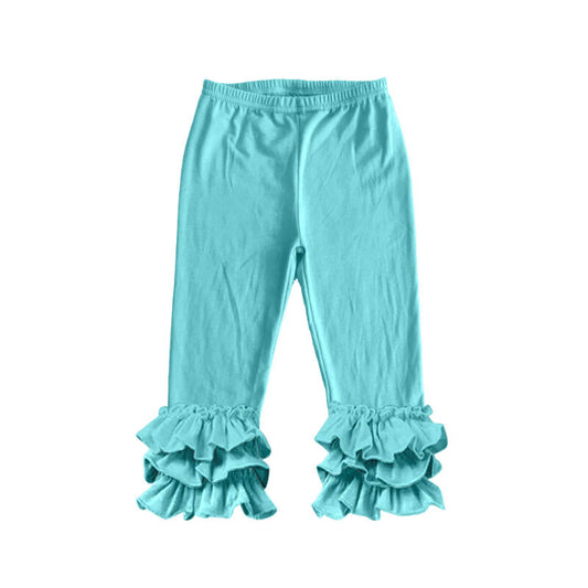 Baby Girls Aqua Triple Ruffle Pants preorder(moq 5)