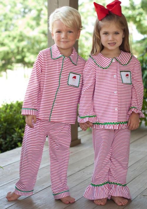 Girls santa Pajamas