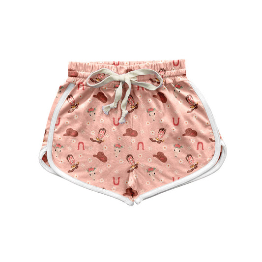 Preorder(moq 5) Adult Women Pink Boots Hats Sports Shorts Bottoms