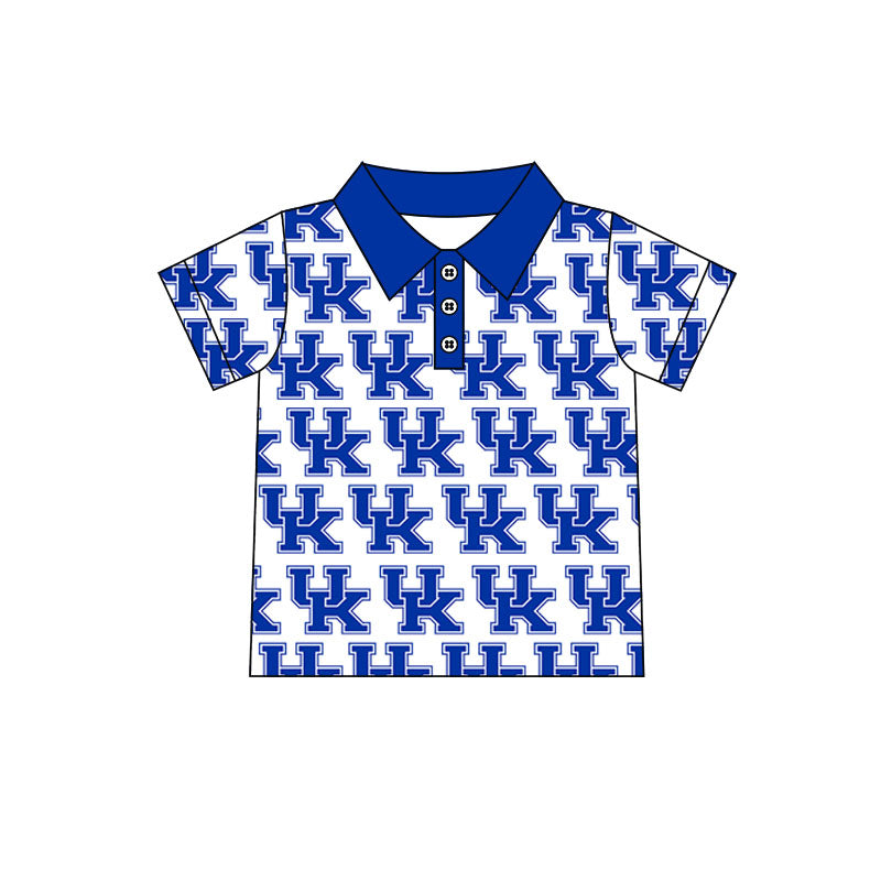 Preorder(moq 5)Baby Boys UK Team Short Sleeve Tee Pullovers Polo Shirts Tops