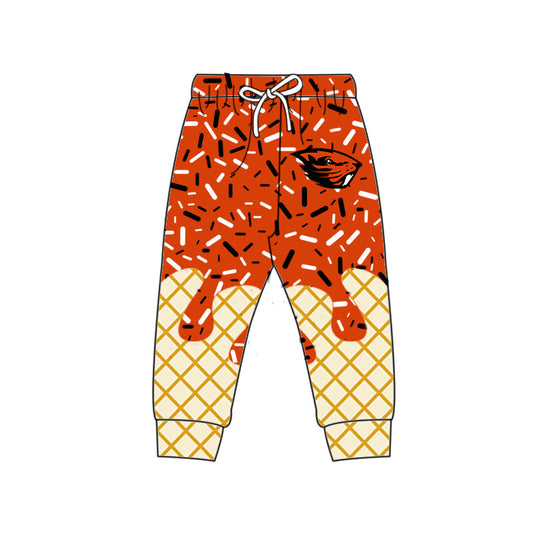 Preorder (moq 5)Baby Boys Drip Sprinkles Oregon State Beavers Team Jogger Pants Bottom