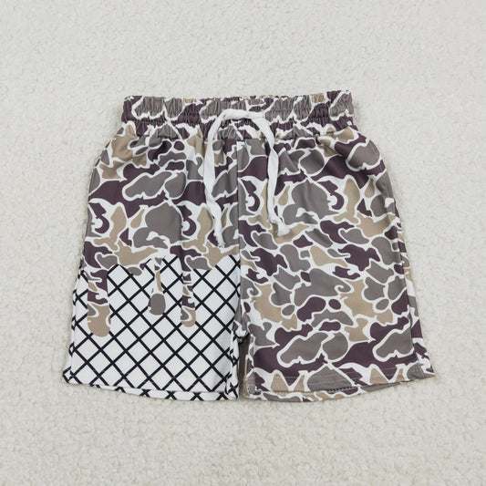 Baby Boys Southern Grey Camo Drip Team Shorts Bottom