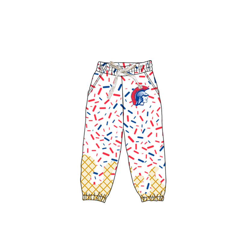 Preorder(moq 5)Baby Boys Red Team Jogger Pants Bottoms