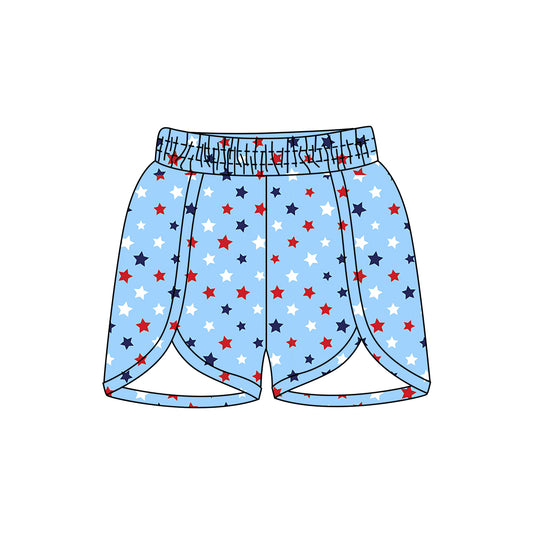 Preorder(moq 5) Adult Women Stars Waist Team Shorts Bottoms