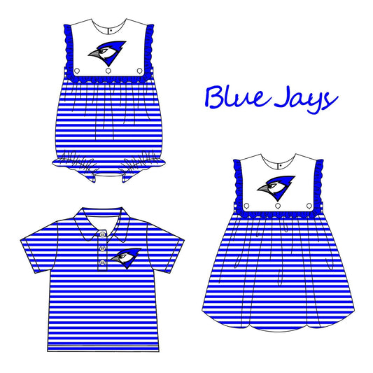 Custom moq 5 Football Item Blue Jays Sibling Clothes