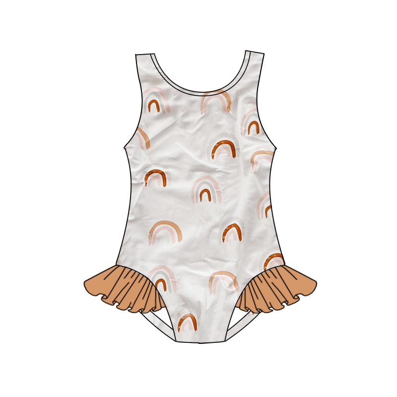 Baby Girls Rainbow One Piece Swimsuits preorder(moq 5)