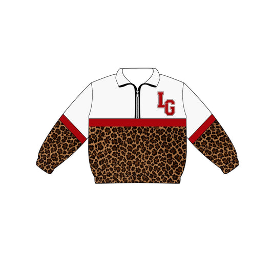 Preorder (moq 5)Baby Boys Long Sleeve Team Zip Pullovers Tops