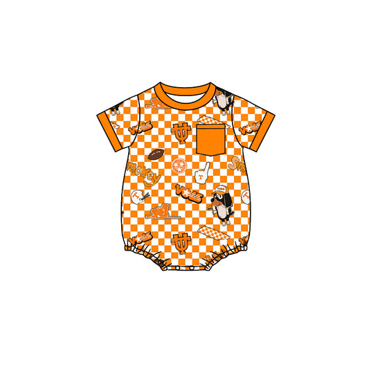 Preorder(moq 5)Baby Infant Boys Pocket Tennessee Sleeveless Rompers