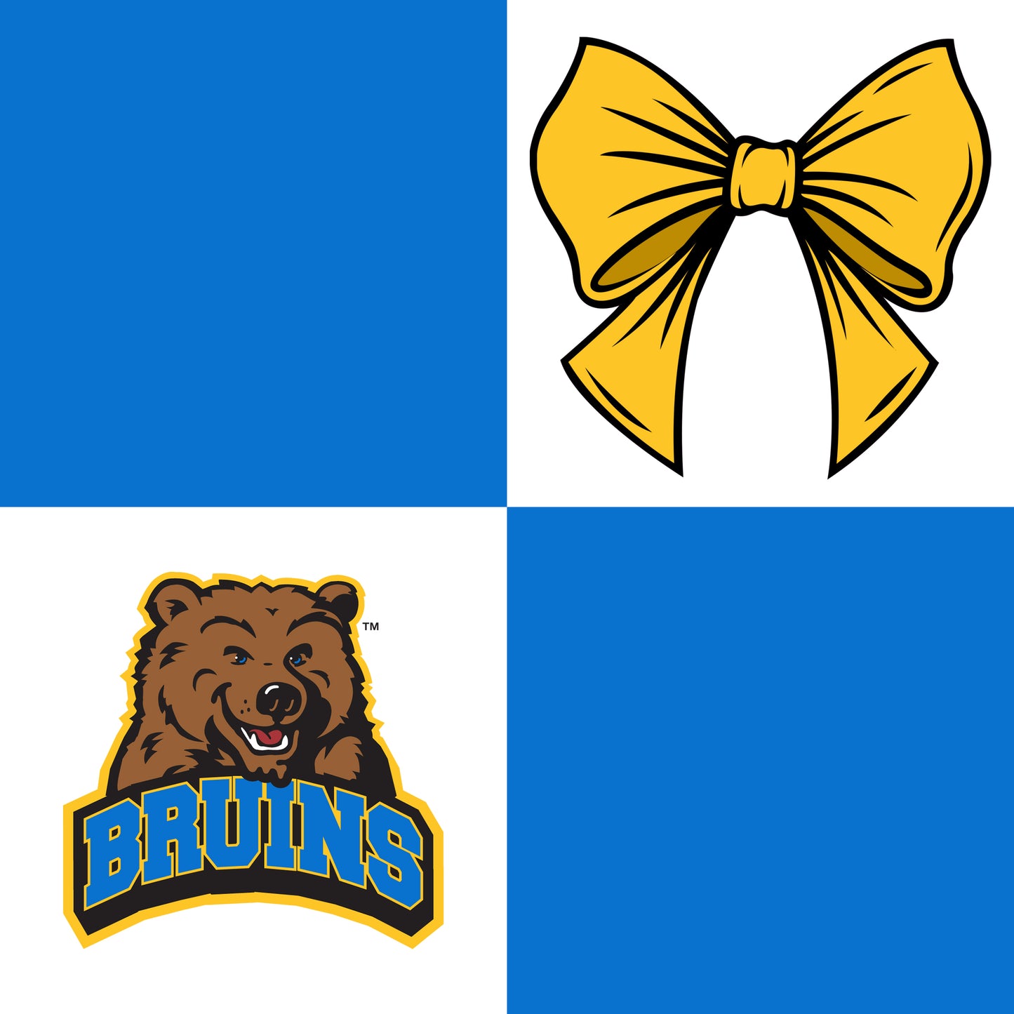 Preorder (moq 5)Baby Girls UCLA Bruins Bows Zip Hoodie Jackets Skirt Short Team Clothes Sets