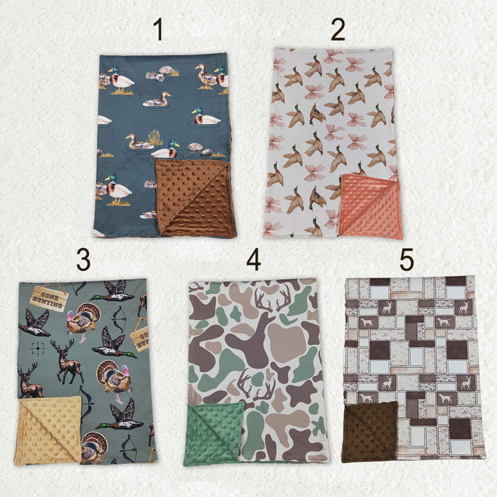 Sibling Baby Kids Southern Hunting Blankets