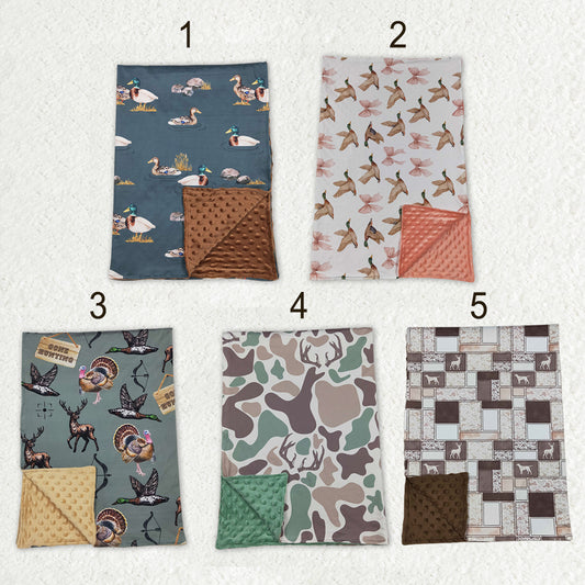 Sibling Baby Kids Southern Hunting Blankets