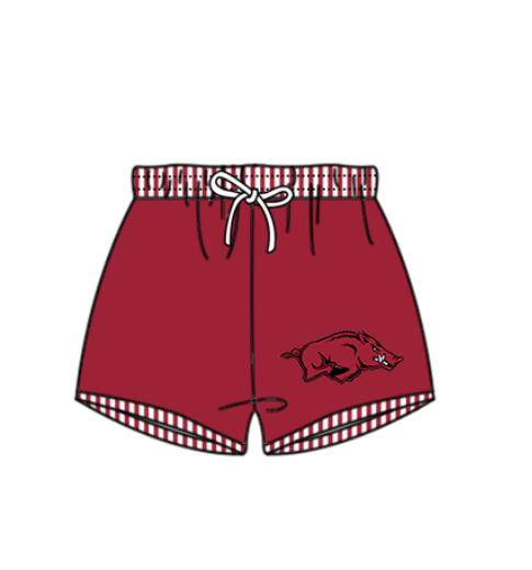 Preorder moq 5 Baby Boys Red Bulls Team Swimming Trunks Bottom