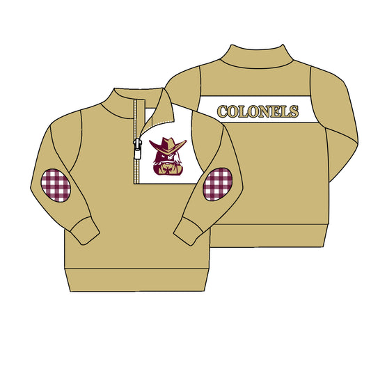 Preorder(moq 8)Baby Boys Long Sleeves Colonels Team Pullovers Top
