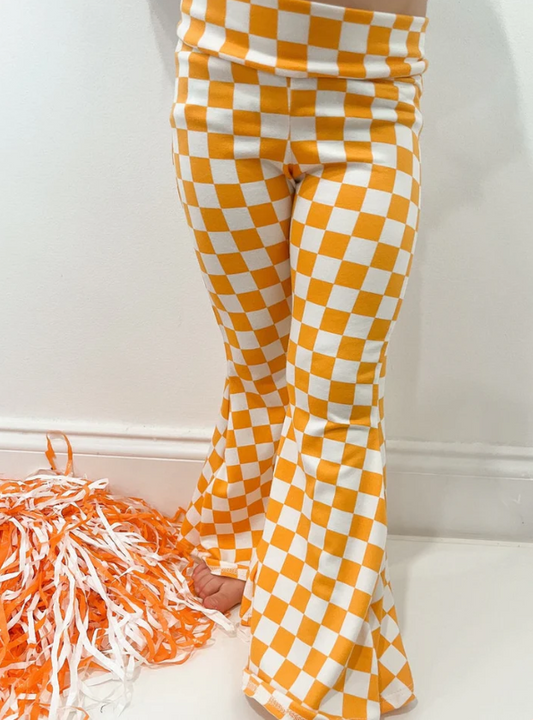 Baby Girls Team Tennessee Orange Bell Pants split order preorder May 16th
