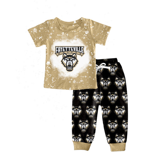 Baby Boys Fayetteville Tee Shirt Top Pants Clothes Sets Preorder(moq 5)