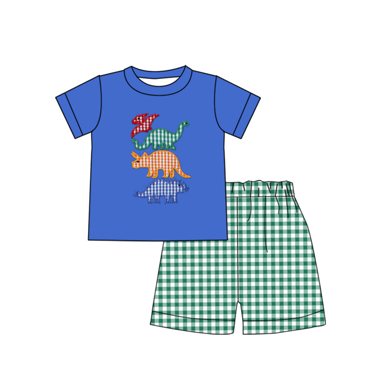 Baby Boys Dinosaurs Short Sleeve Top Shorts Clothes Sets preorder (moq 5)