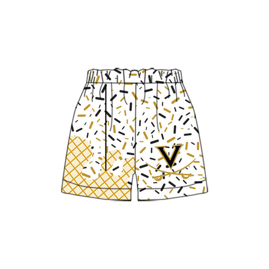 Custom moq 5 football team V adult man shorts