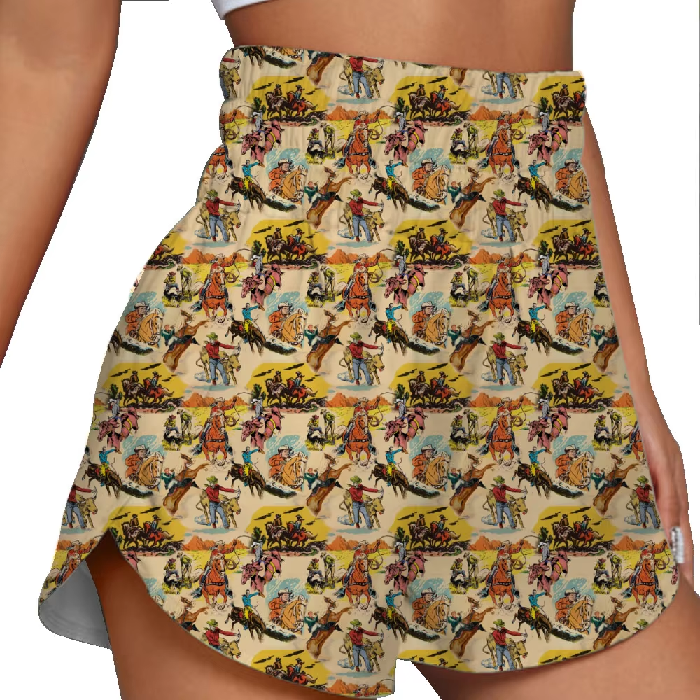 Preorder(moq 5) Adult Women Colorful Summer Shorts Bottoms