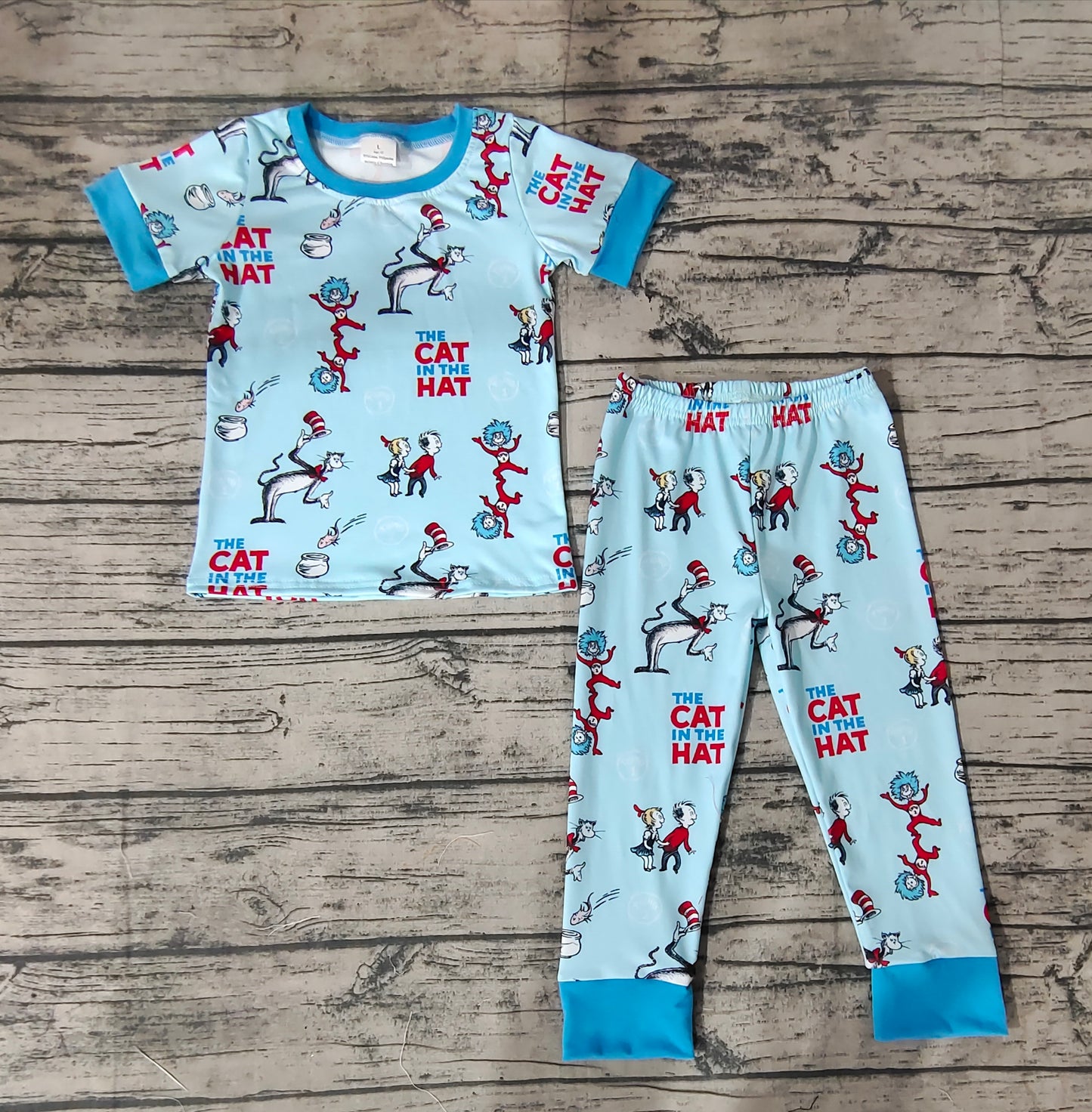 Baby Boys Cat Dr Reading Top Pants Pajamas Clothing Sets